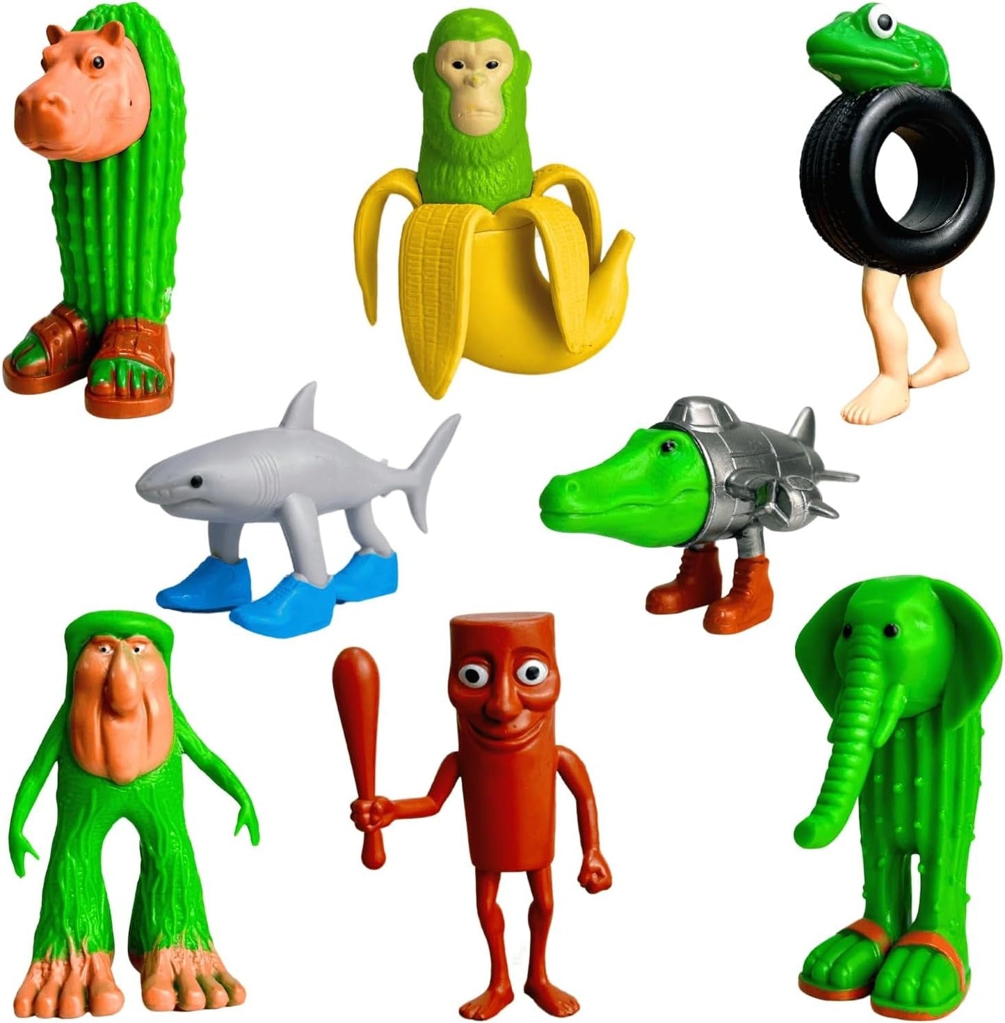 Brain Rot Tralalero Tralala Action Figure (8pcs)